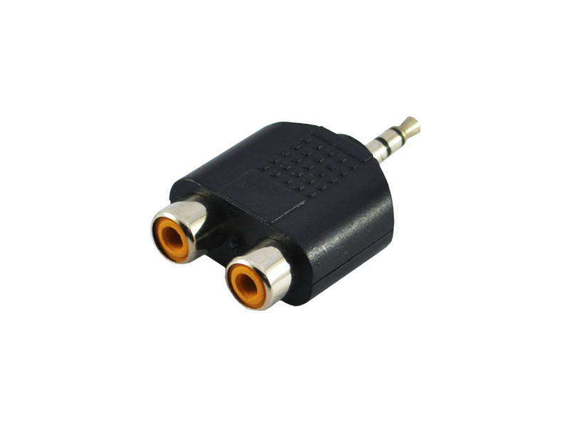 3.5mm Male (Stereo) to 2xRCA Female Converter - Image 2